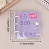 Mini Binder Money Saving Binder $150/300/500/1000 Savings Challenge Binder Envelope Savings Notebook Cash Budget Storage Book