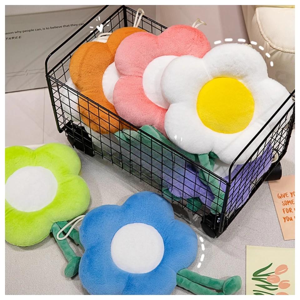 Подсолнух Солнечный Цветок Мягкая Плюшевая Игрушка Кукла Подушка Коврик Подушка для Объятий Домашний Декор для Спальни Автомобиля Подарок для Девочек