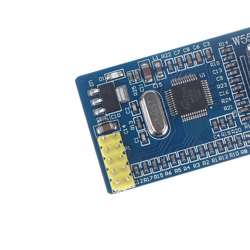 1/3Pcs W5500 Ethernet Network Module Hardware Spi Interface Full Hardware Tcp/Ip Protocol Stm32 Diy Projects For Arduino