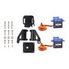1Set Sg90 Mg90S 9G Steering Gear Pan Tilt Two Axis Ptz Ultrasonic Aerial Model Camera Mount Fpv Gimbal Camera Support Fittings