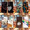 Чехол для Motorola Edge 50 Fusion Силиконовый ТПУ Модный Чехол для Телефона с Рисунком в Виде Сердечка Чехол для Moto Edge 50 Fusion Ударопрочный Чехол