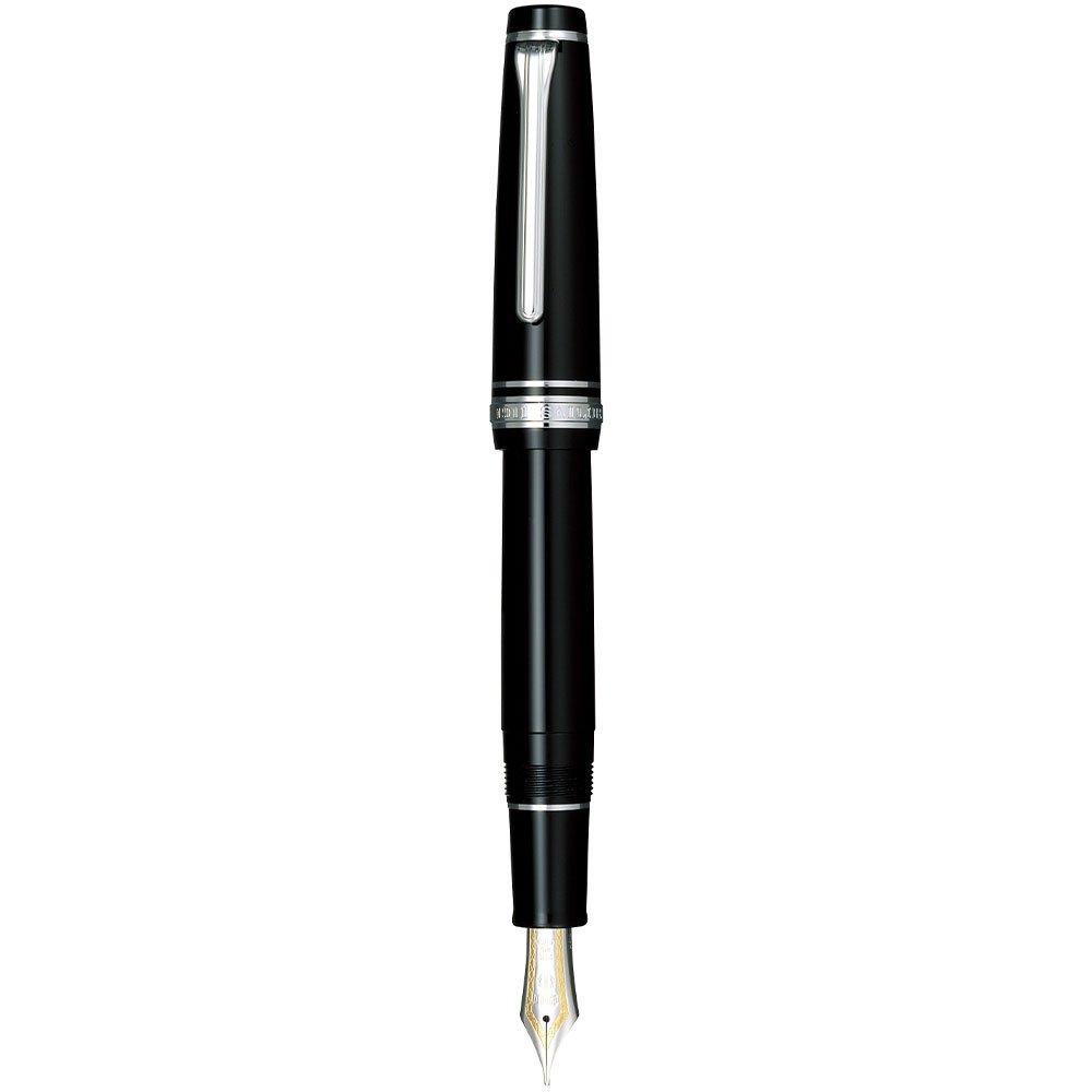 Sailor Professional Gear Fountain Fine Pen, Silver, Black, Nib, 11-2037-220