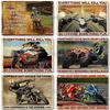 Artisian Riding Tin Poster Motorcycle Metal Plate Motorbike Decorative Plaque Wall Decor Garage Bar Pub Club Hotel Cafe Kitchen