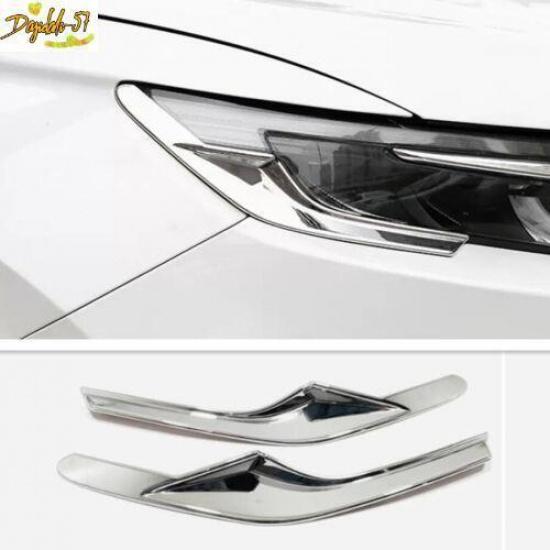 Для Honda CR-V CRV АБС Хром Автомобиль Передняя Фара Бровь Накладка Декоративные Полоски