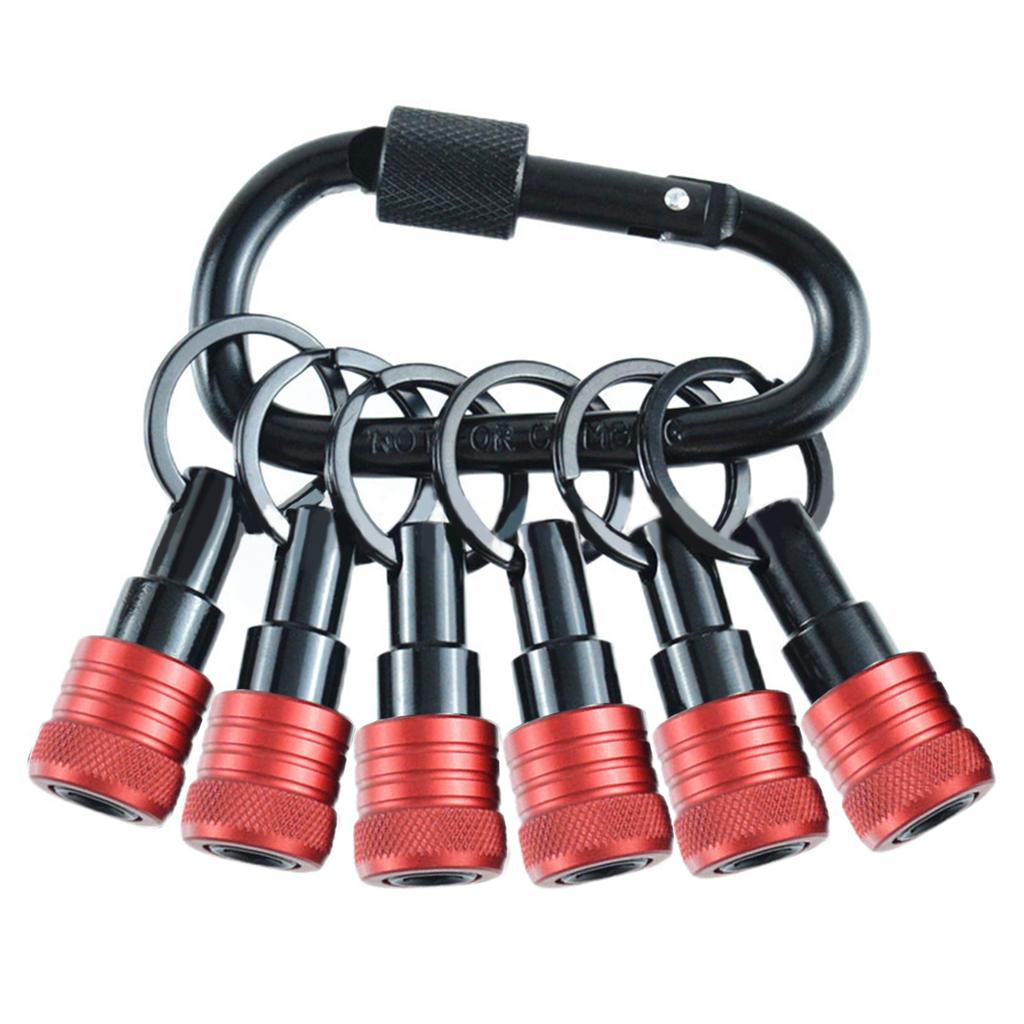 6pcs 1/4inch Hexagonal Shank Socket Bit Holder Set Screwdriver Bit Holder Set Versatile for Easy Storage & Transport