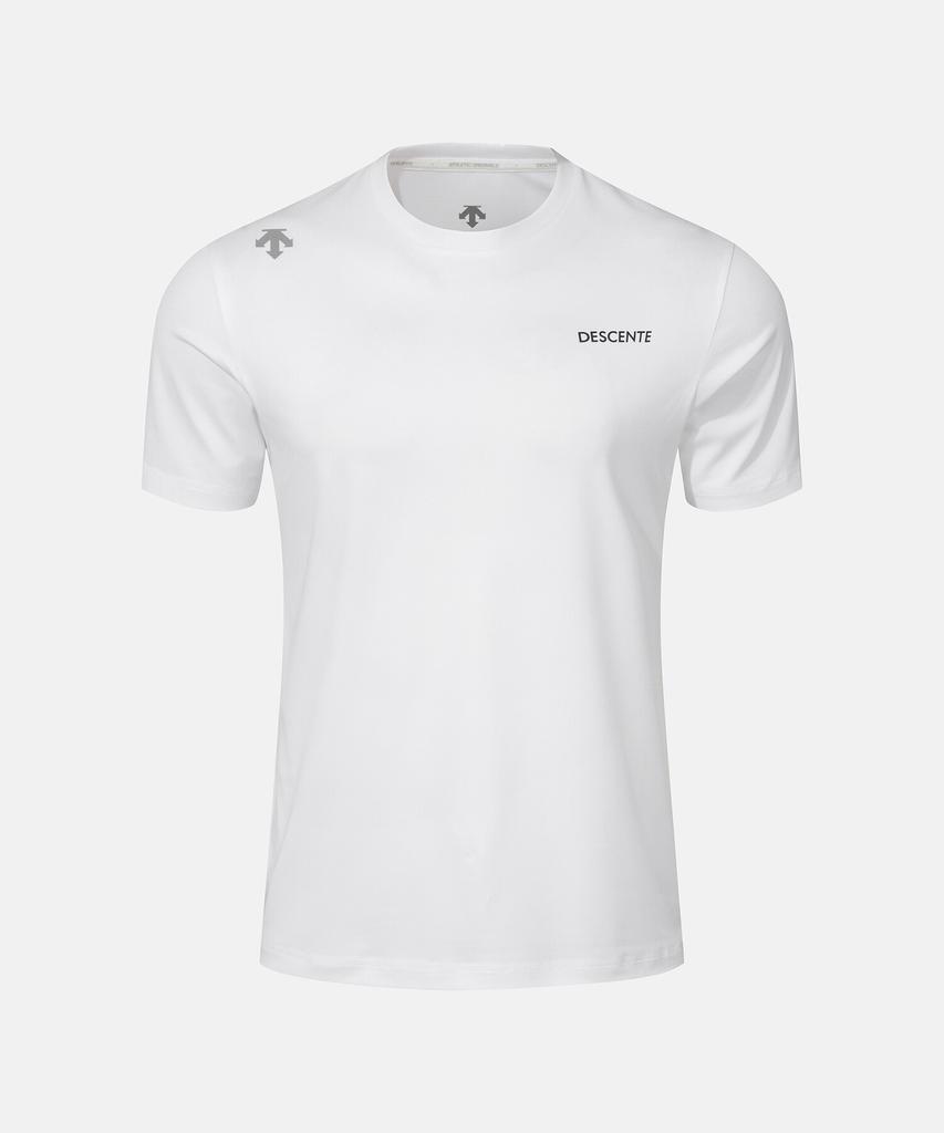 DESCENTE Quick-Dry Short Sleeve T-Shirt White Sr323Rts77 (A Type)