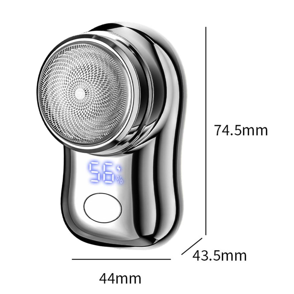Мини-бритва для мужчин, электрическая бритва с моющейся головкой для кемпинга, путешествий на открытом воздухе