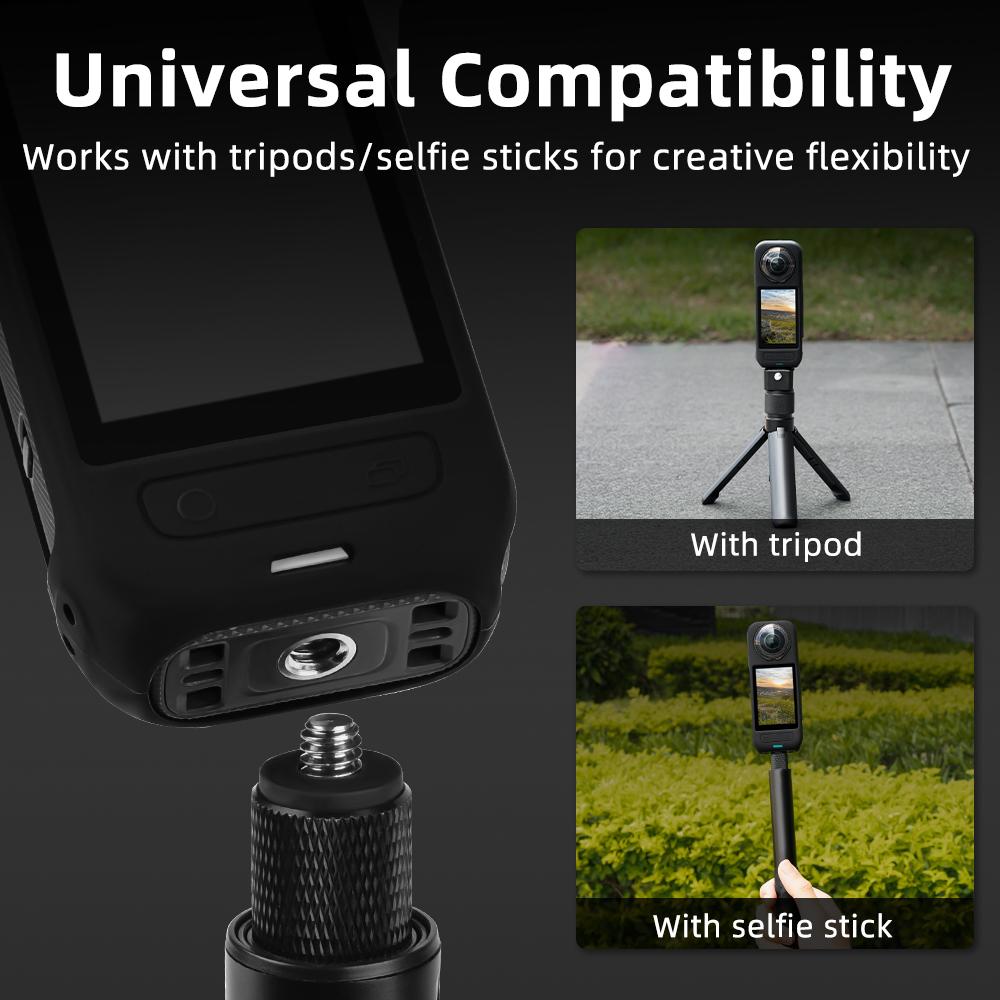 FLYMILE For Insta360 X5 Dustproof Silicone Camera Case Anti Scratch Protective Cover