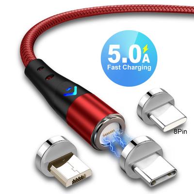 2P-ST Магнитный сверхбыстрый USB-кабель типа C, 5 А, Магнитный зарядный кабель