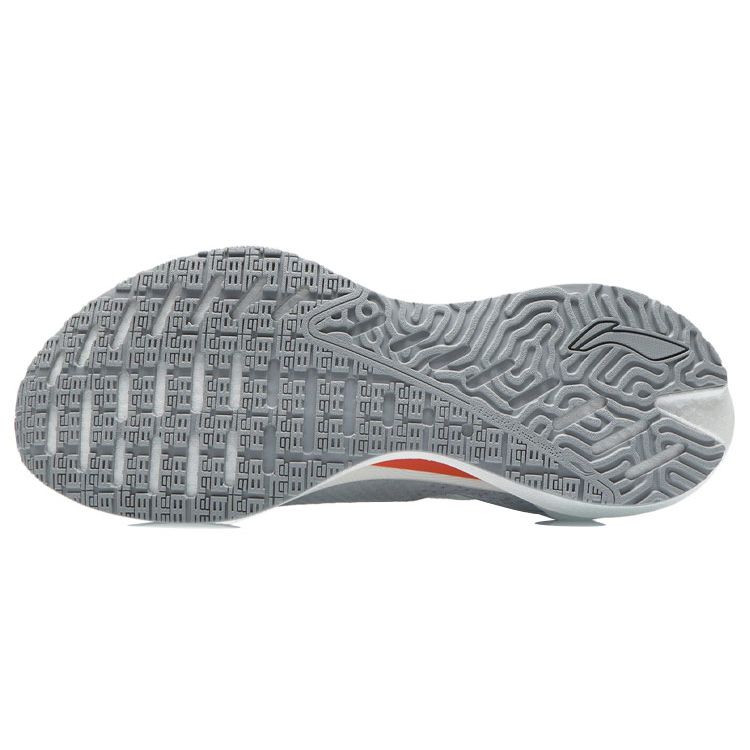 Li-Ning Кроссовки Essential Reflective One-Piece Woven Low-Top для бега, мужские, кроссовки Ice-Blue Silver ARHR125-5