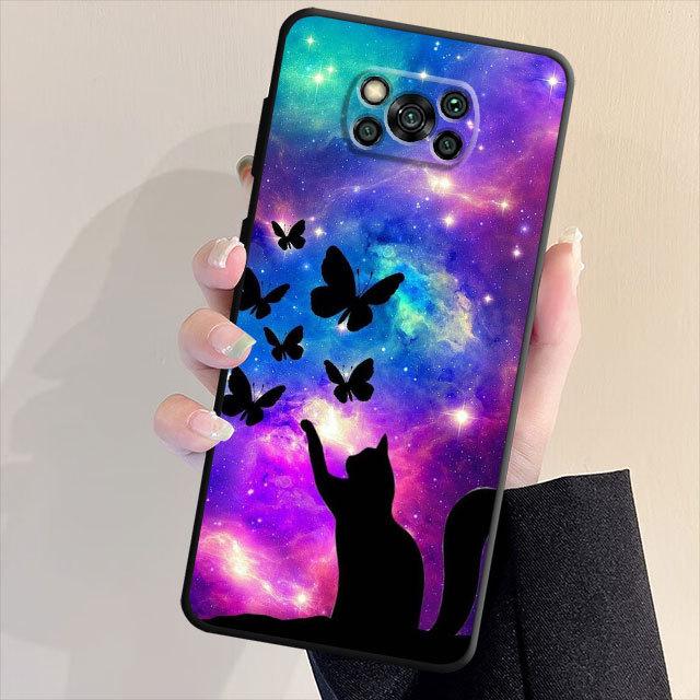 Забавный чехол для телефона с милым котом для Samsung Galaxy S22 S23 S20 S21 Note 20 Ultra 10 Plus 8 9 S20, роскошный силиконовый чехол