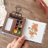 Portable Travel Handmade Watercolor Paint Palette Tray Box Empty Box