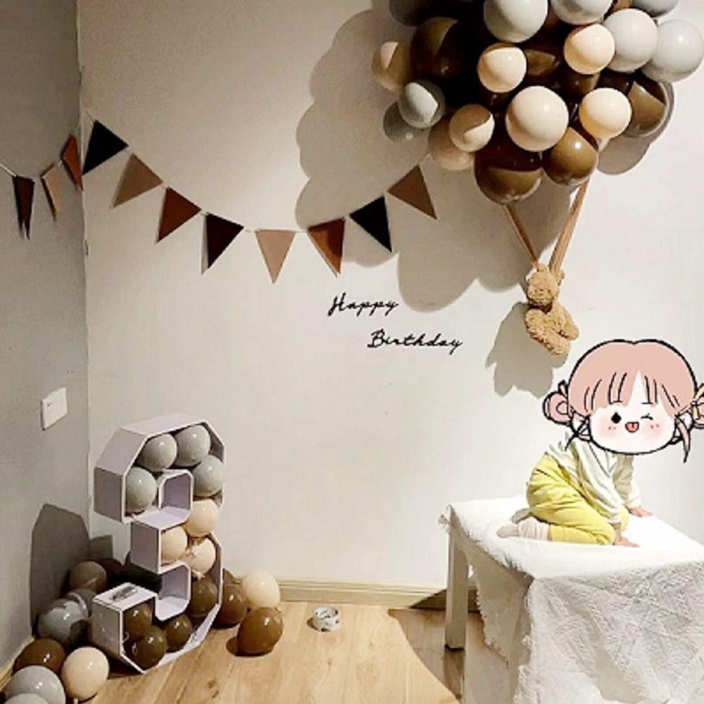 Three-dimensional Digital Balloon Number Box Numbers 0-9 Marquee Balloon Frame  Wild One Party