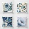 Painted Blue Print Creative Decoration Study Artistic Conception Decorative Pillow Living Room Bedroom Cushion Home Decoration