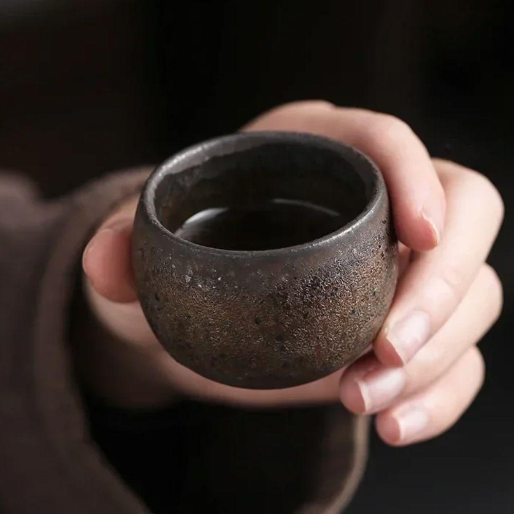 Чашка-мастер в древнем стиле, японская кофейная кружка, бытовая каменная чайная чашка, послеполуденный чай