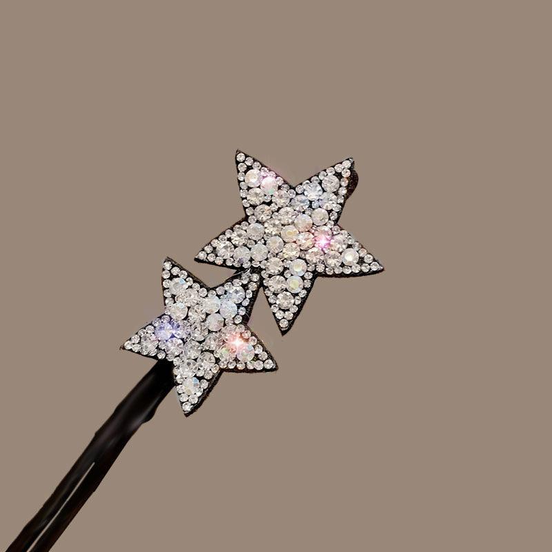 1pc Elegant Pearl Flower Bun Maker Korean Lazy Hair Curler Styling Accessories Hair Style Hairpin Hair Braiding Braider Hairgrip