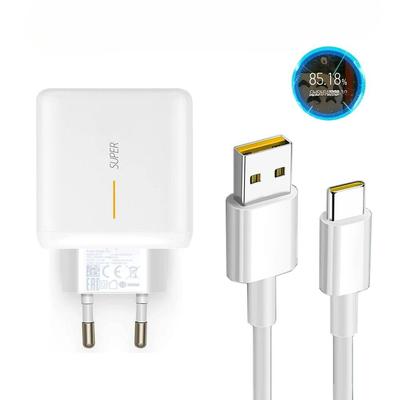 Быстрое зарядное устройство Supervooc 2,0 65 Вт для Realme Q2 7 X7 X50 Q5 GT2 GT Neo2T Narzo 20 Pro Ultra Explorer Master 5G USB Type-C