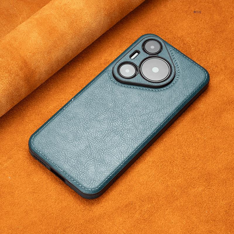Применимо к чехлу для мобильного телефона Huawei pura70pro, полноразмерный, противоударный, 80ultra, роскошный, ультратонкий, простой, кожаный чехол p60pro