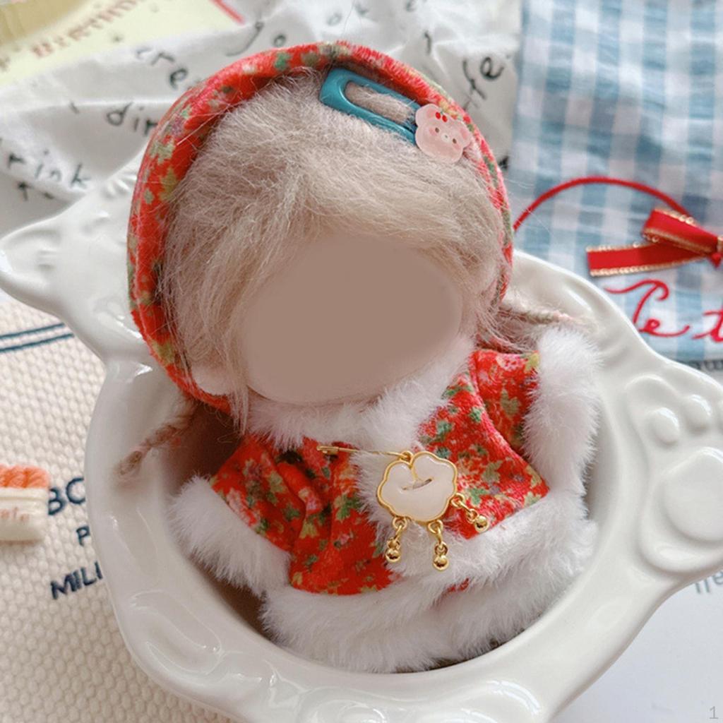 Одежда для кукол из хлопка Классический костюм Тан Аксессуары Одежда Нарядный наряд Милый