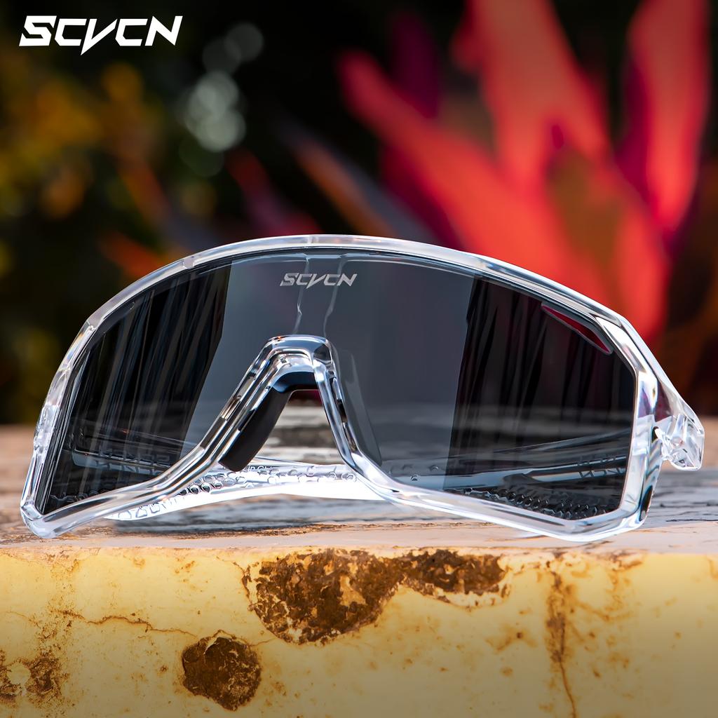 SCVCN New Sunglasses Men Mtb Road Bike Glasses Outdoor Sports Mountain Hiking Women Bicycle Cycling UV400 Goggles New 7