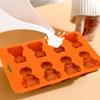 1pc 3D cat ice cube mold, easy to release silicone ice hockey machine, suitable for cold drinks, whiskey, and cocktails, BPA fre