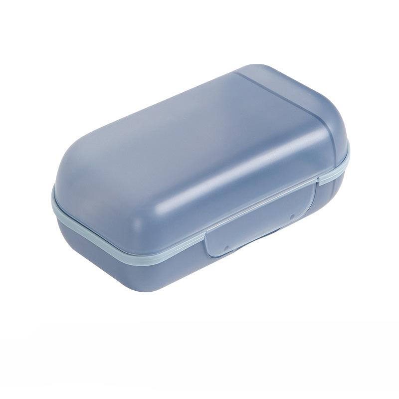 Дорожная портативная мыльница с крышкой, многофункциональная герметичная креативная коробка для хранения мыла