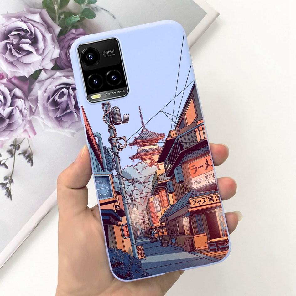 Чехол для Vivo Y21 2021 V2111 Милый Утенок-Астронавт Мягкий Силиконовый Чехол Для Vivo Y21s Y33s 4G Y21t Y33t Y21A V2110 V2135 V2109
