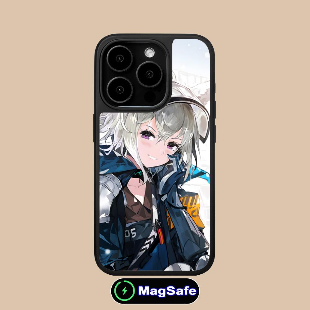 Arknights Grani Матовая поверхность Magsafe Чехол для мобильного телефона для iPhone 17 16 15 14 13 12 11 Air Pro Max Plus Цветная крышка