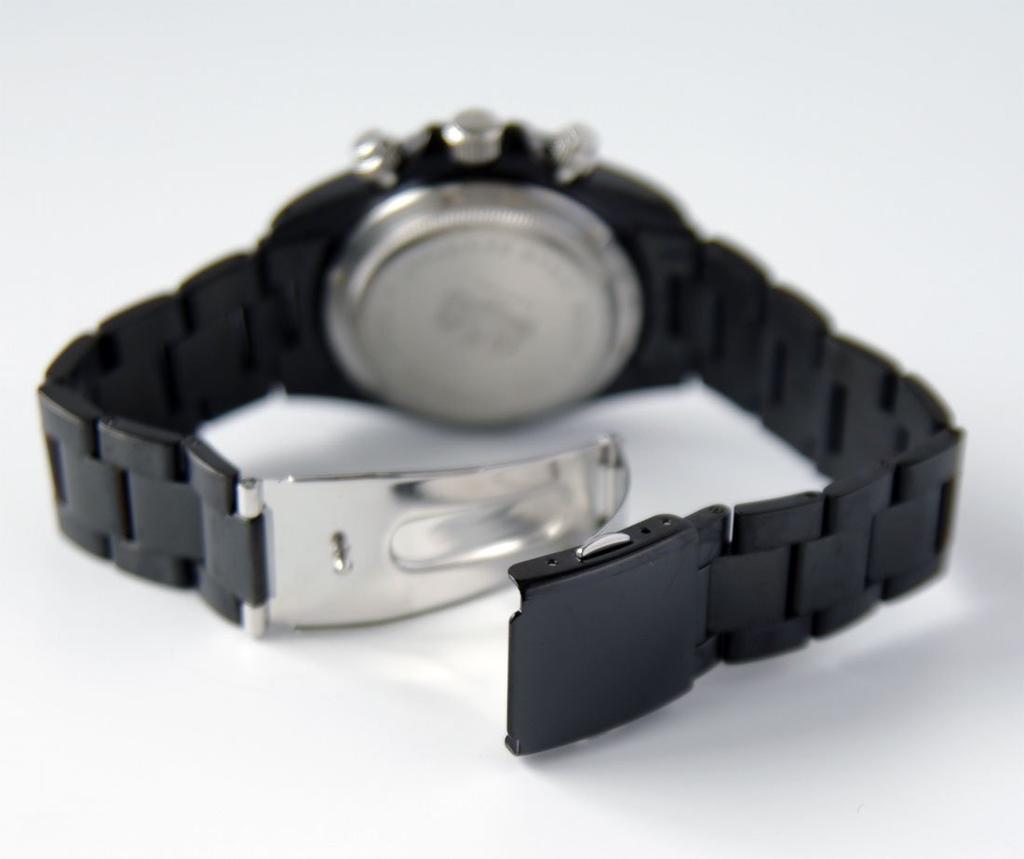 GRANDEUR Японский Хронограф Часы с Черным IP Покрытием JGR005W3 Черный x Черный [GRANDEUR] Мужские