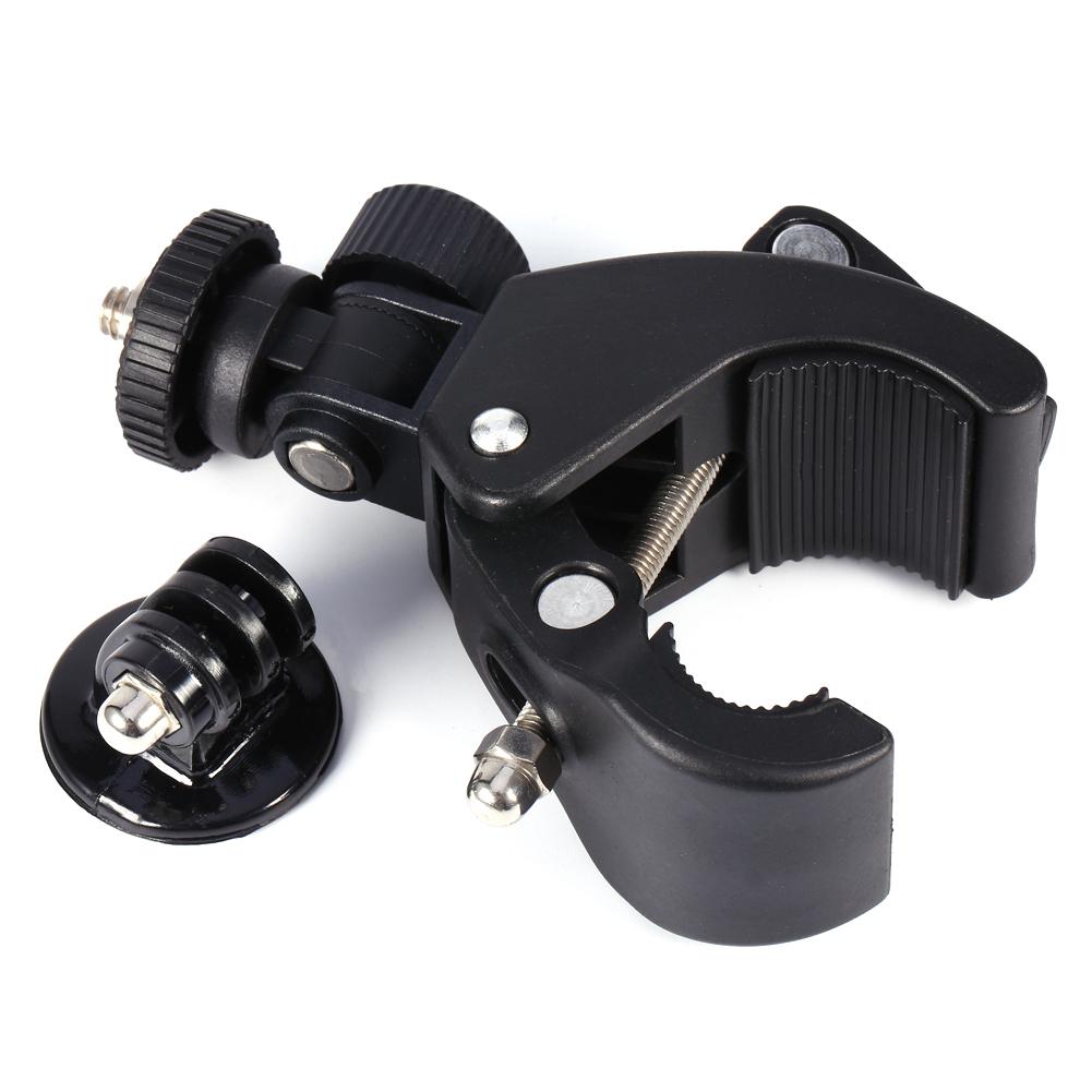 360 Degrees Rotatable Bike Bicycle Handlebar Clip On Clamp Mount For GoPro Camera