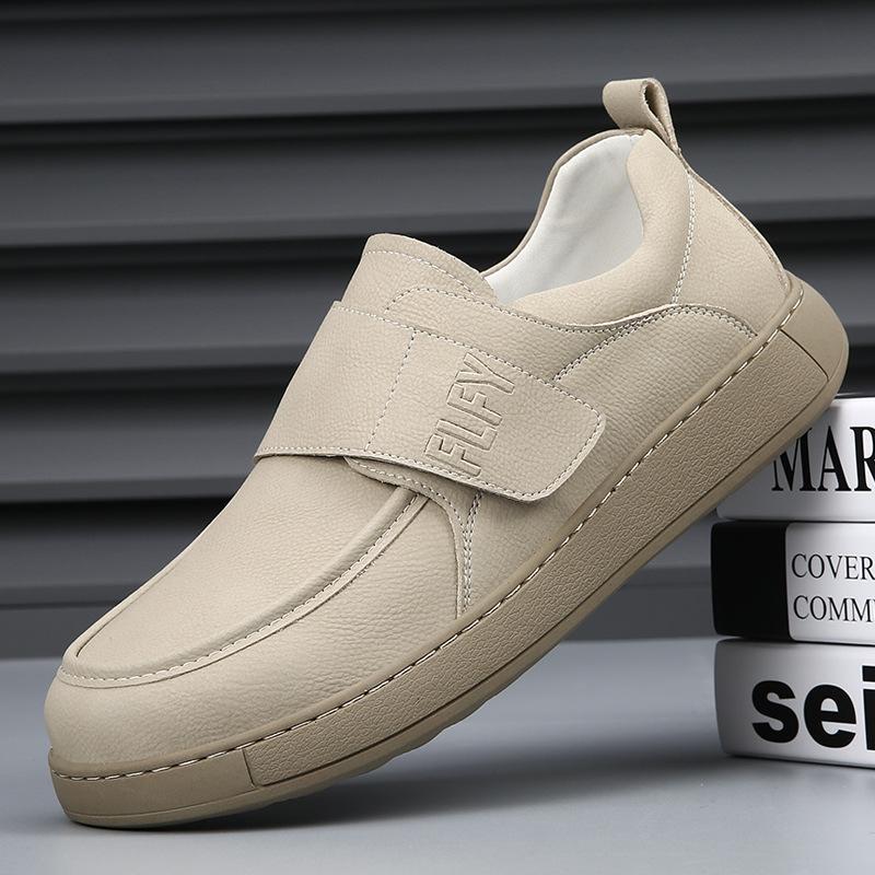 One-pedal Men's Shoes Breathable Spring and Summer New Trendy Versatile Lazy Casual Leather Shoes Men