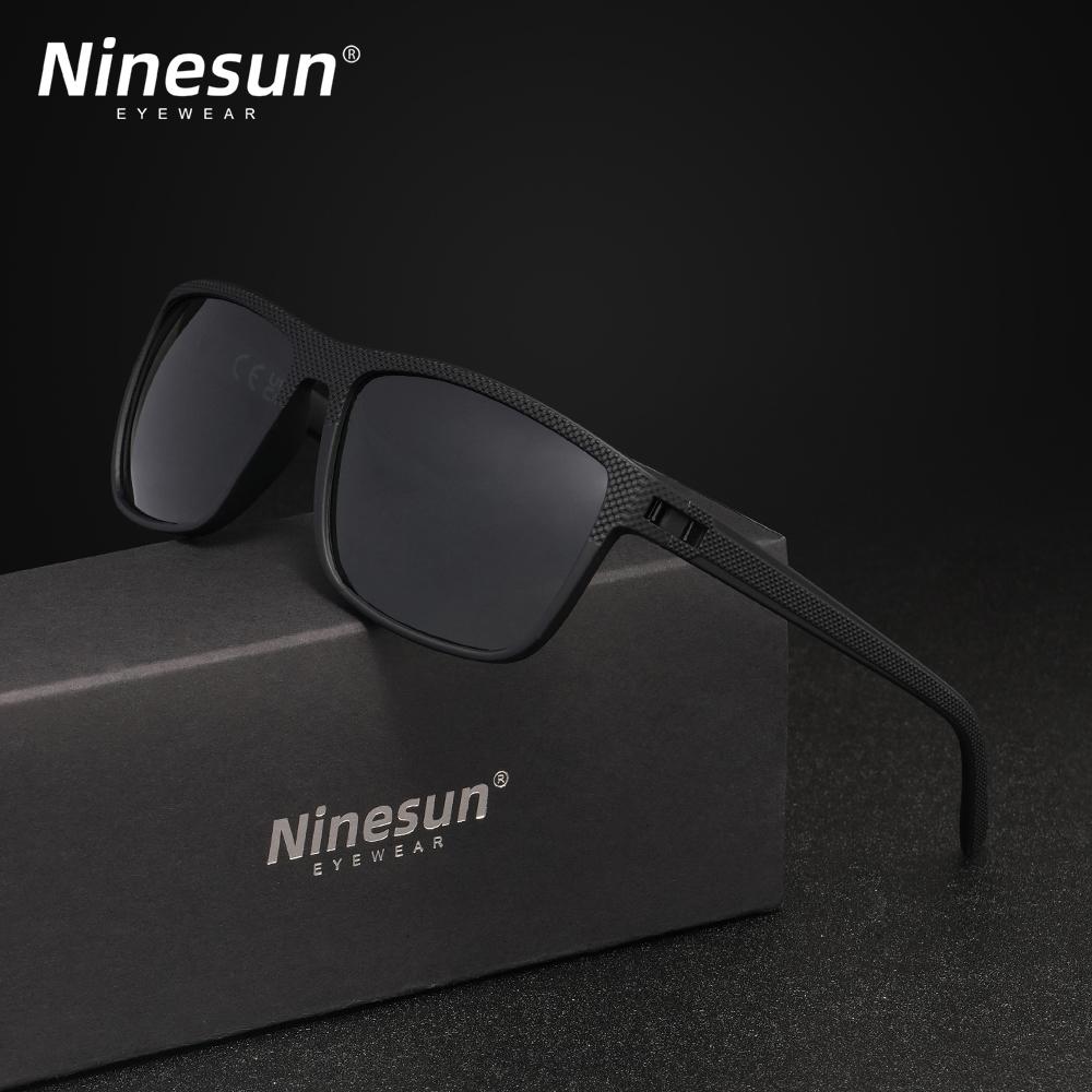NINESUN New Fashion Men/Women Sunglasses Rainbow Mirror Lens Polarized UV400 Glasses Large Frame High Quality Driving Eyewear