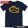 Check Engine Гоночный автомобиль Знак Водитель Бензиновая голова Гонщик Футболка Футболка Подарок Новый Крутой Стильный Удобный Мужской Дерзкий Футболка Графический Триповый