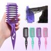 Полая расческа для завивки, выпрямления и распутывания - Профессиональная расческа для придания объема и начеса для сушки феном и укладки, Инструмент для ухода за волосами