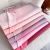 New 40 Color Winter Scarf for Women Long Warm Cashmere Scarves Hijab Solid Lady Shawl Wrap Pashmina Bandana Stoles 70X190Cm