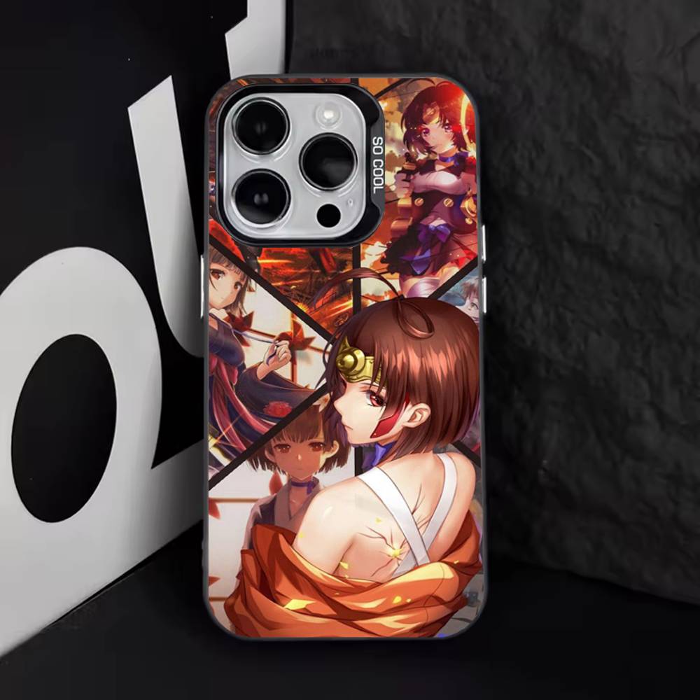 Чехол для телефона K-Kabaneri Железная крепость для iPhone 16,15,14,13,12,11,8,7,Pro,Max,Plus,Mini,XS,SE Противоударный Черный Матовый Жесткий