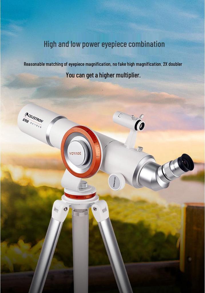 Celestron Star Journey 70/70L Регулируемый HD Астрономический Телескоп для Детей