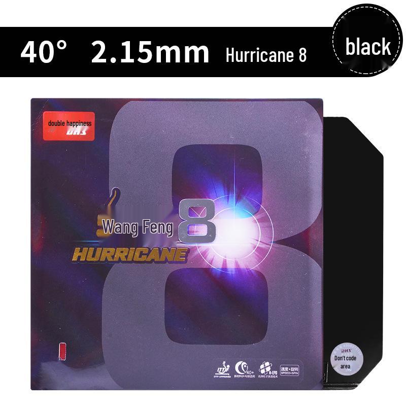 Ракетка для настольного тенниса Hurricane 8 Red Double Happiness - Быстрая атака, гладкие накладки, скоростной тип