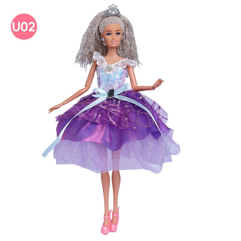 Кукла Барби 30 см с грязными косичками, европейская и американская личность, многосуставной подвижный целый комплект упакованной кукольной кружевной одежды