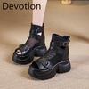 Женская обувь на высоком подъеме, Короткие ботинки, Обувь с перфорированной и дышащей сетчатой верхней частью, Сандалии Devotion