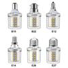 Mini LED Corn Bulb E27 E26 E14 E12 B22 B15 9W White Warm Power Led Replace Warm Lampada Corn Replace/50W/Halogen 110v 85/265V