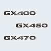 Glossy Black 3D ABS Letter Number Emblem for Lexus GX400 GX460 GX470 Car Rear Trunk Logo Badge Sticker Accessories ACN1