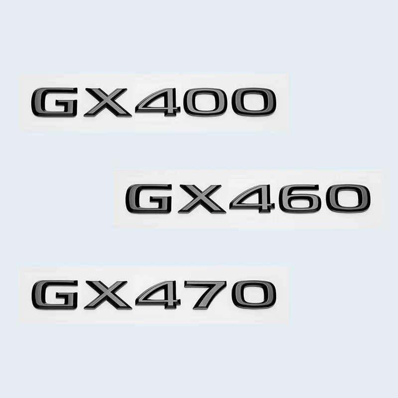 Glossy Black 3D ABS Letter Number Emblem for Lexus GX400 GX460 GX470 Car Rear Trunk Logo Badge Sticker Accessories ACN1
