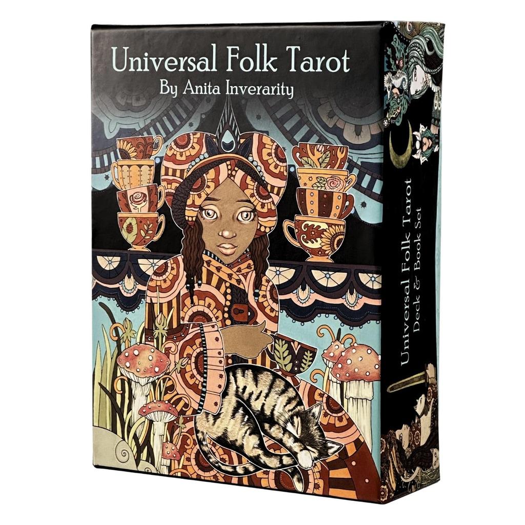 Universal Folk Tarot Waite Edition Tarot Tarot Reading with Japanese Authentic Product I.I.J. 78-Card Cards, Instructions,