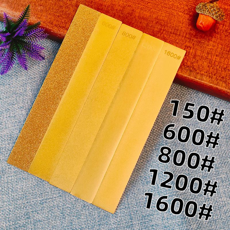Golden Diamond Stone No Base Used Knife Sharpener Diamond Whetstone Grinding Stone Sharpening Stone Bars Kitchen Tool