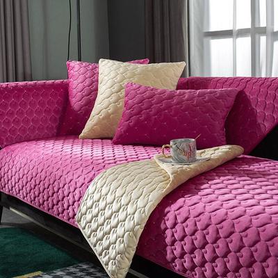 Утолщенный короткий плюшевый чехол для сиденья для гостиной, теплый зимний диван, полотенце, универсальный нескользящий диванный коврик, диванное одеяло, подушка