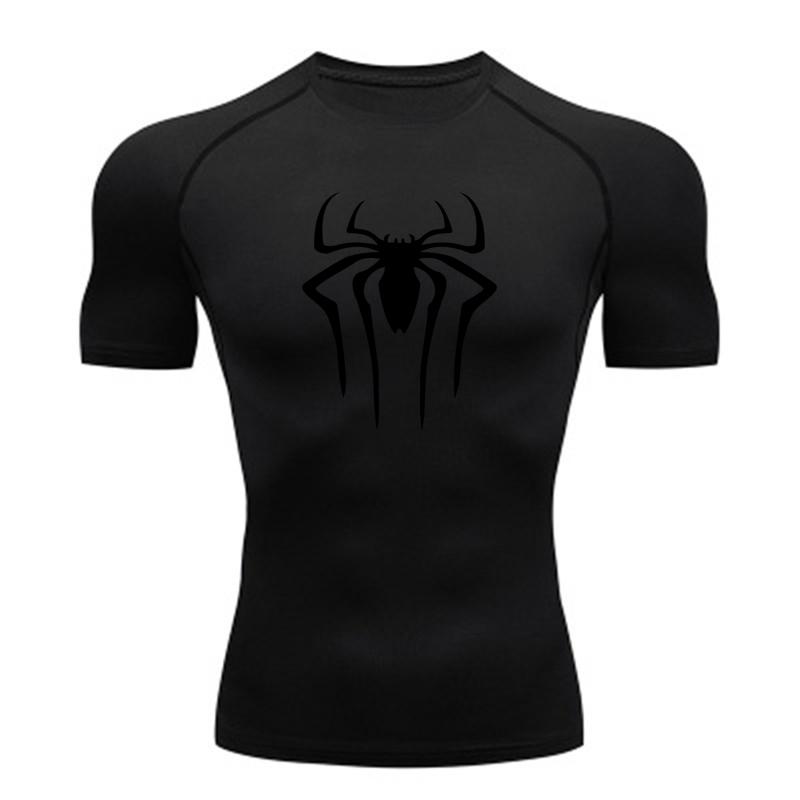 New Compression Shirt Men Fitness Gym Super Hero Sport Running T-Shirt Rashgard Tops Tee Quick Dry Short Sleeve T-Shirt for Men
