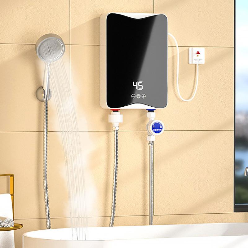 5500 Вт Интеллектуальный Водонагреватель с Переменной Частотой и Постоянной Температурой Маленький Проточный Душ Электрический Водонагреватель