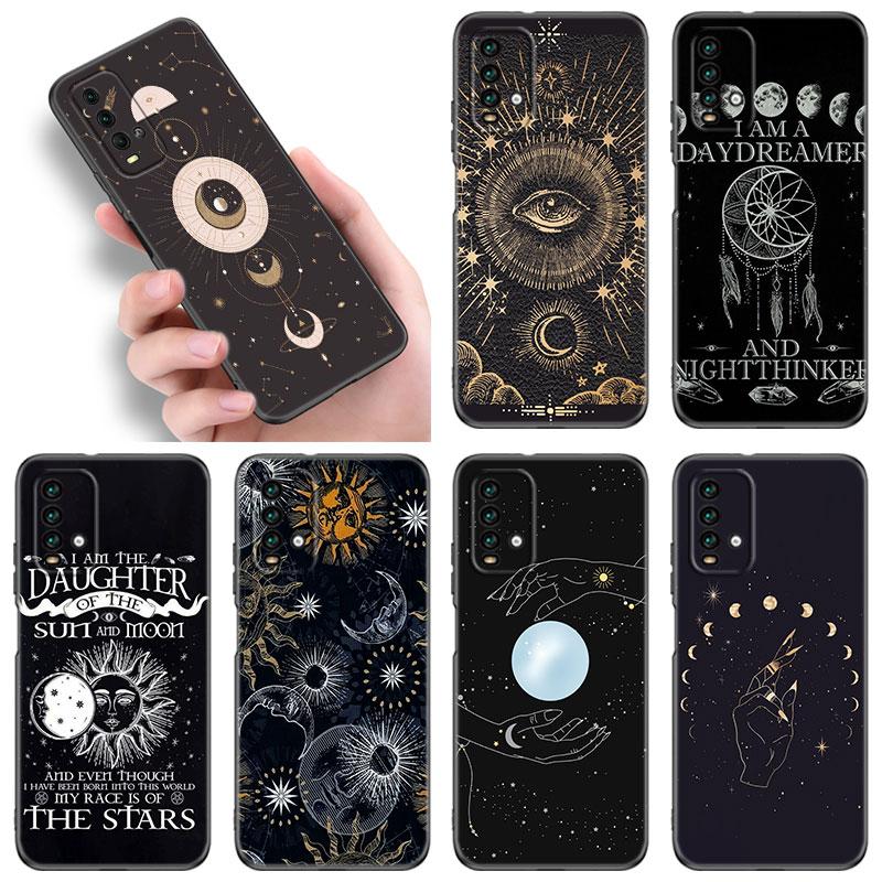 Чехол для телефона Witches Moon Mystery для Xiaomi Redmi Note 5 6 9T K20 K40 K50 Pro 7A 8A 9A 9C 9i 10A 10C A1 S2 Мягкий ТПУ Черный чехол