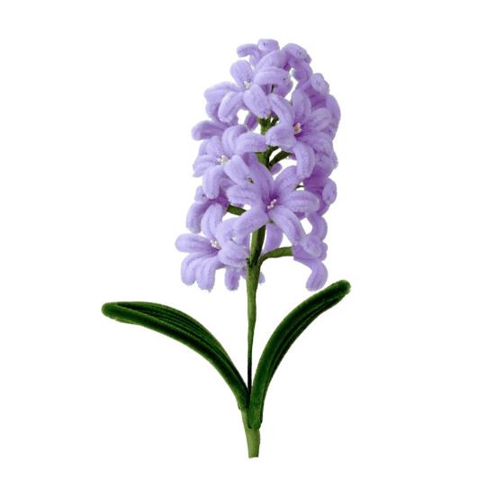 Готовый Синельный Цветок Гиацинт Ручной Работы Искусственный Цветок Поделка для Дня Святого Валентина Свадьбы Гостиной Домашнего Настольного Декора